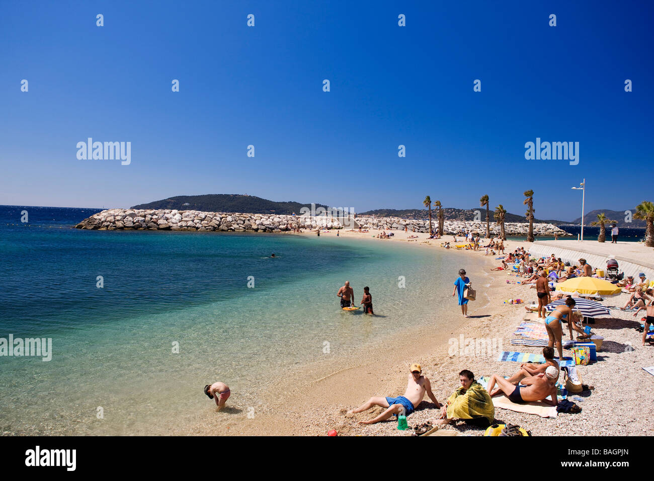 La France, Var, Toulon, Cours Lafayette, le marché journalier Banque D'Images