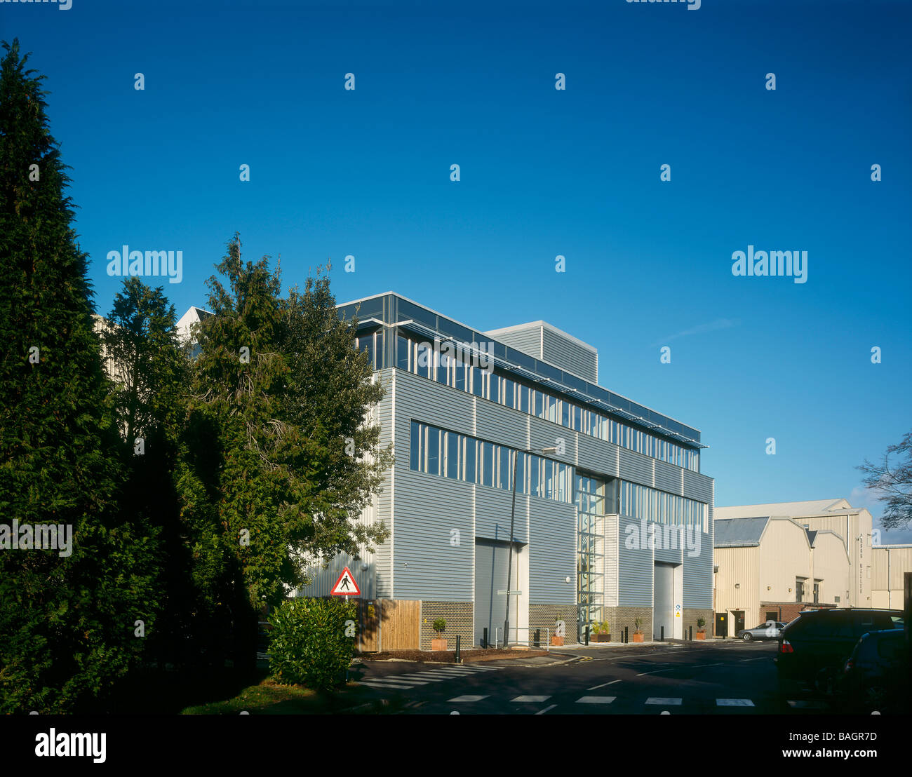 Bâtiment de Gainsborough, architectes, SHEPPERTON TM BURLAND, Royaume-Uni Banque D'Images