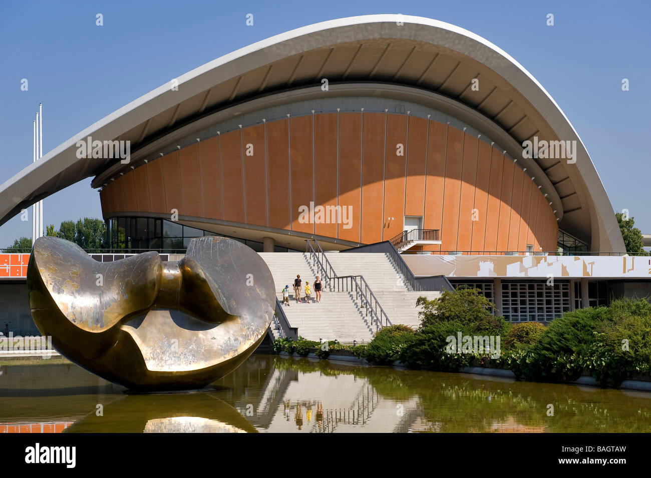 Allemagne, Berlin, district de Tiergaten, la Maison des Cultures du Monde construit en 1957 par Hugh Stubbins Banque D'Images