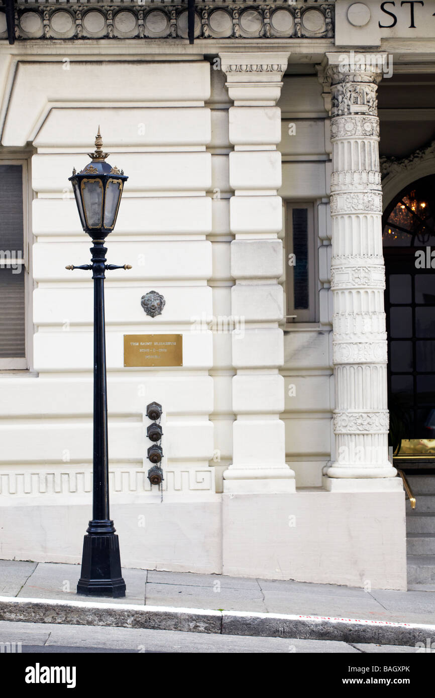Lampadaire en street, San Francisco Banque D'Images