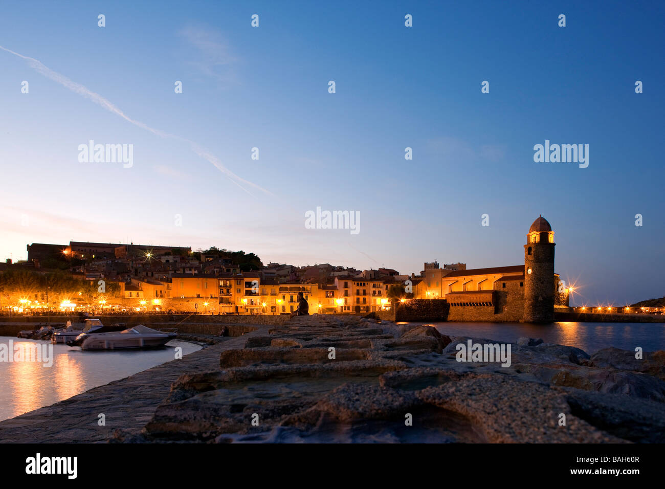 France, Pyrénées Orientales, Collioure Banque D'Images