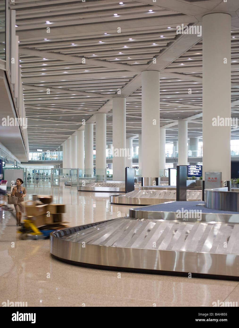 L'Aéroport International de Pékin, Beijing, Chine, Foster and Partners, l'aéroport international de Pékin de favoriser et Banque D'Images