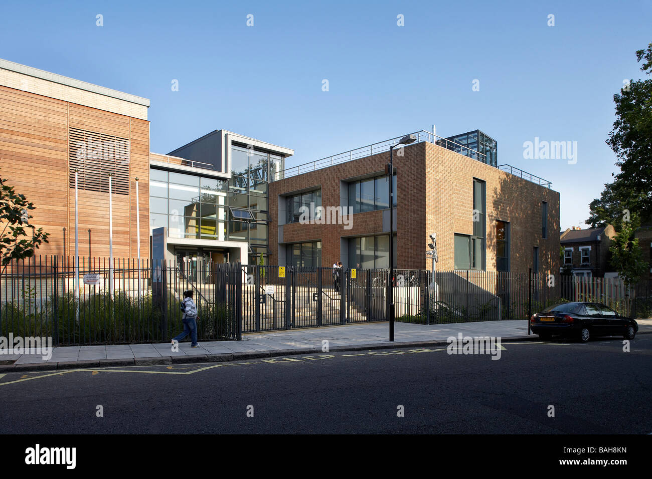 Académie de Paddington, Londres, Royaume-Uni, Feilden Clegg Bradley Architectes, Académie de Paddington. Banque D'Images