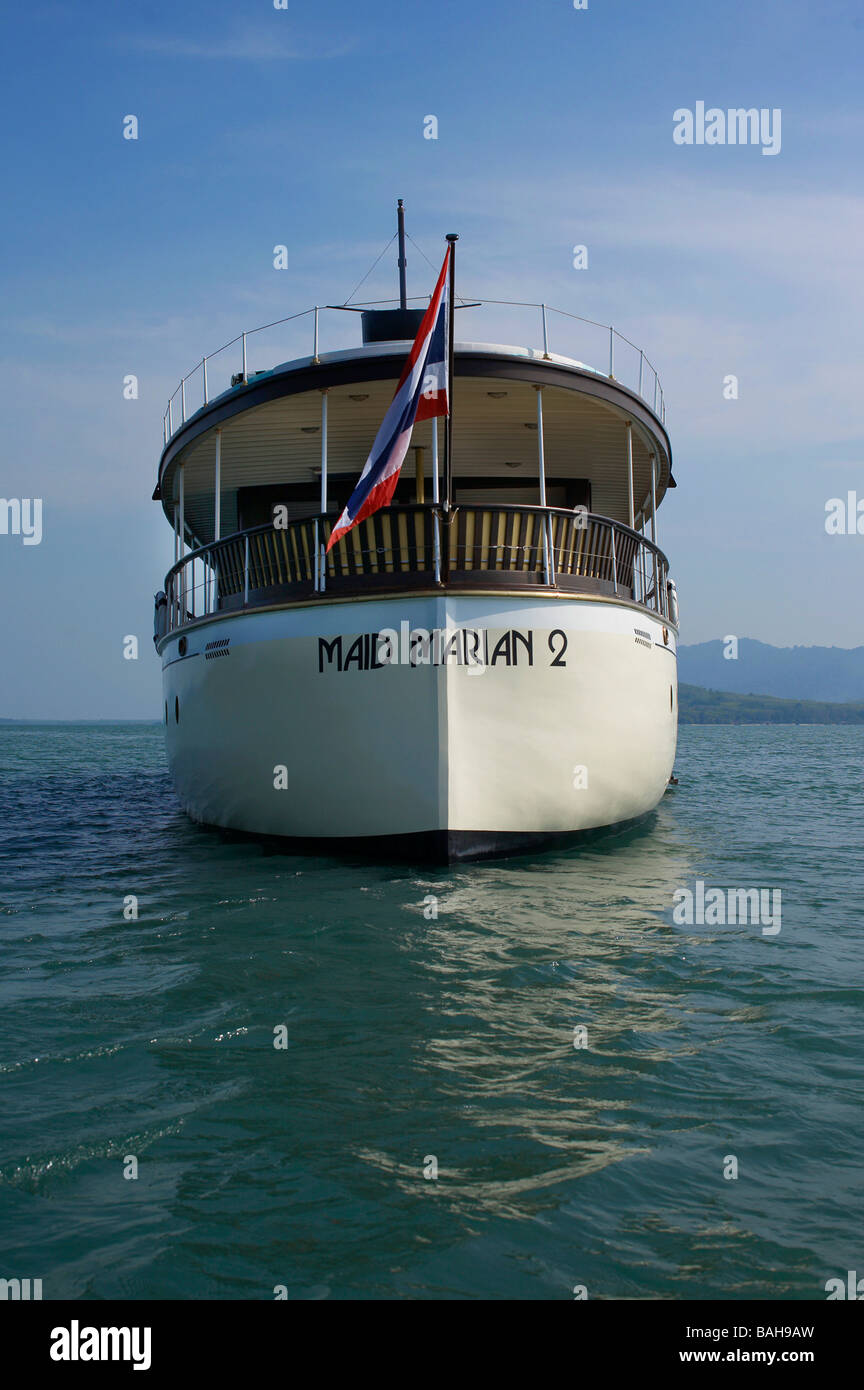 Maid Marian 2, Phuket, Thailand, flux intérieurs, Maid Marian 2 Stern de l'extérieur. Banque D'Images