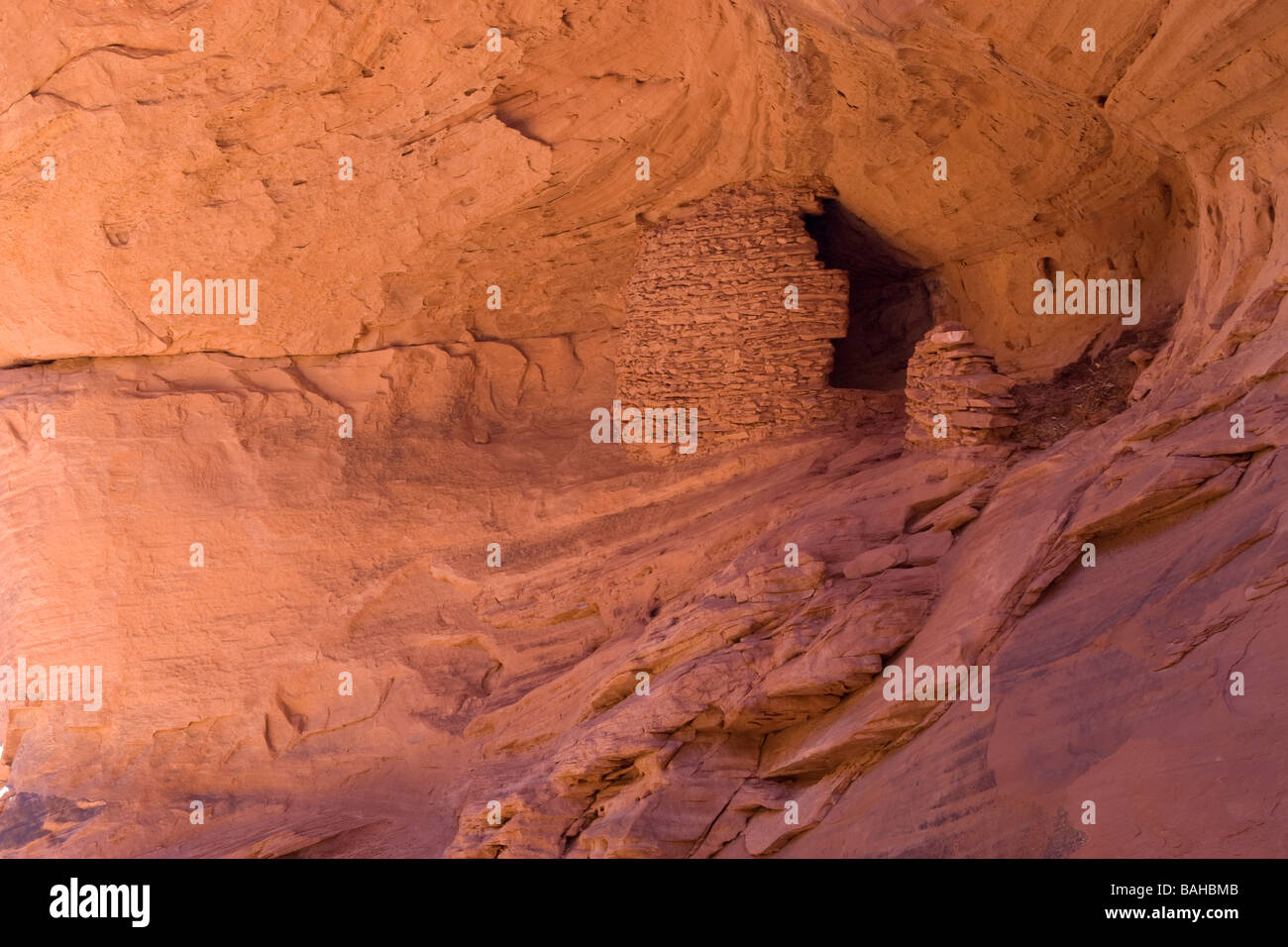 Des formations de roche de grès dans le désert de l'Arizona Utah Banque D'Images