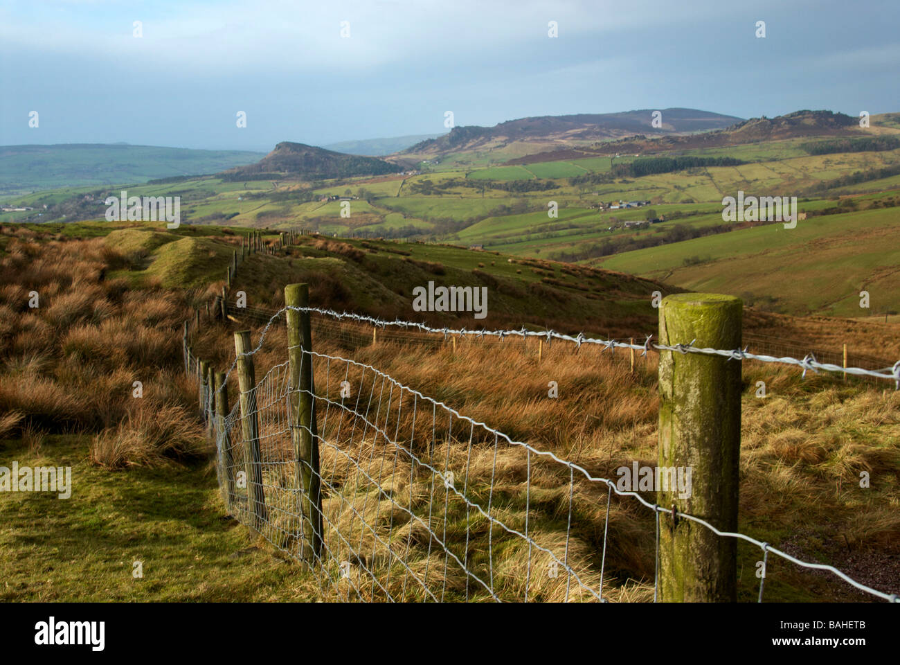 Les blattes, parc national de Peak District, Staffordshire UK Banque D'Images
