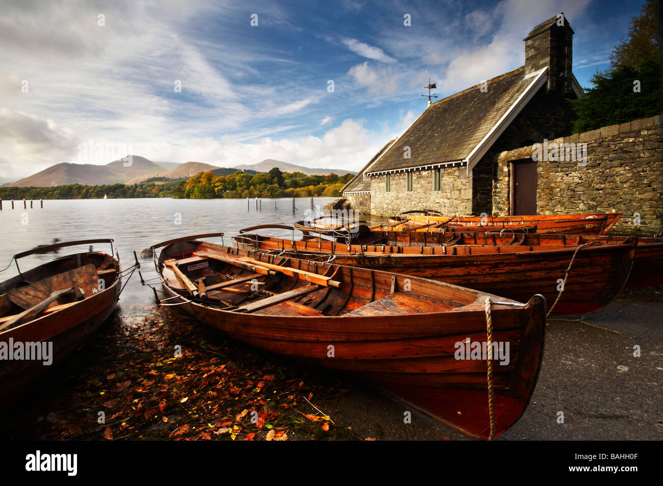 Quartier du Lac Derwentwater Cumbria UK Banque D'Images