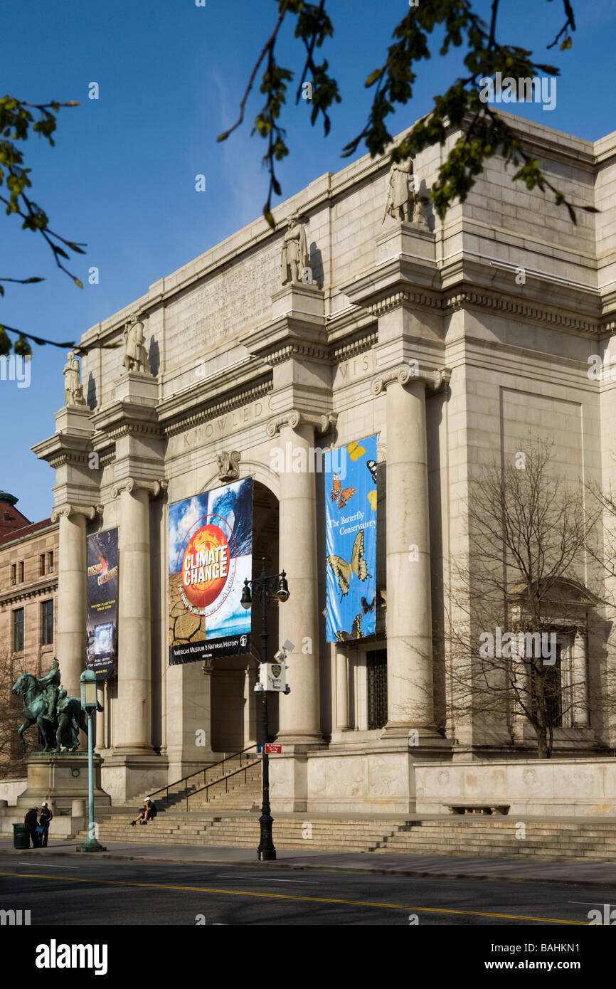 Musée d'histoire naturelle de New York City Banque D'Images