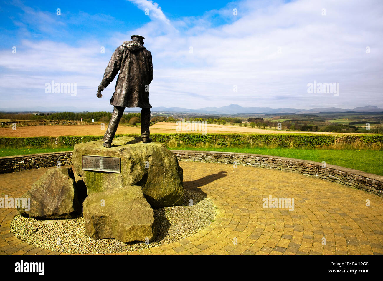 Le Lt colonel Sir David Stirling Memorial, Doune, Stirlingshire, Scotland. Banque D'Images