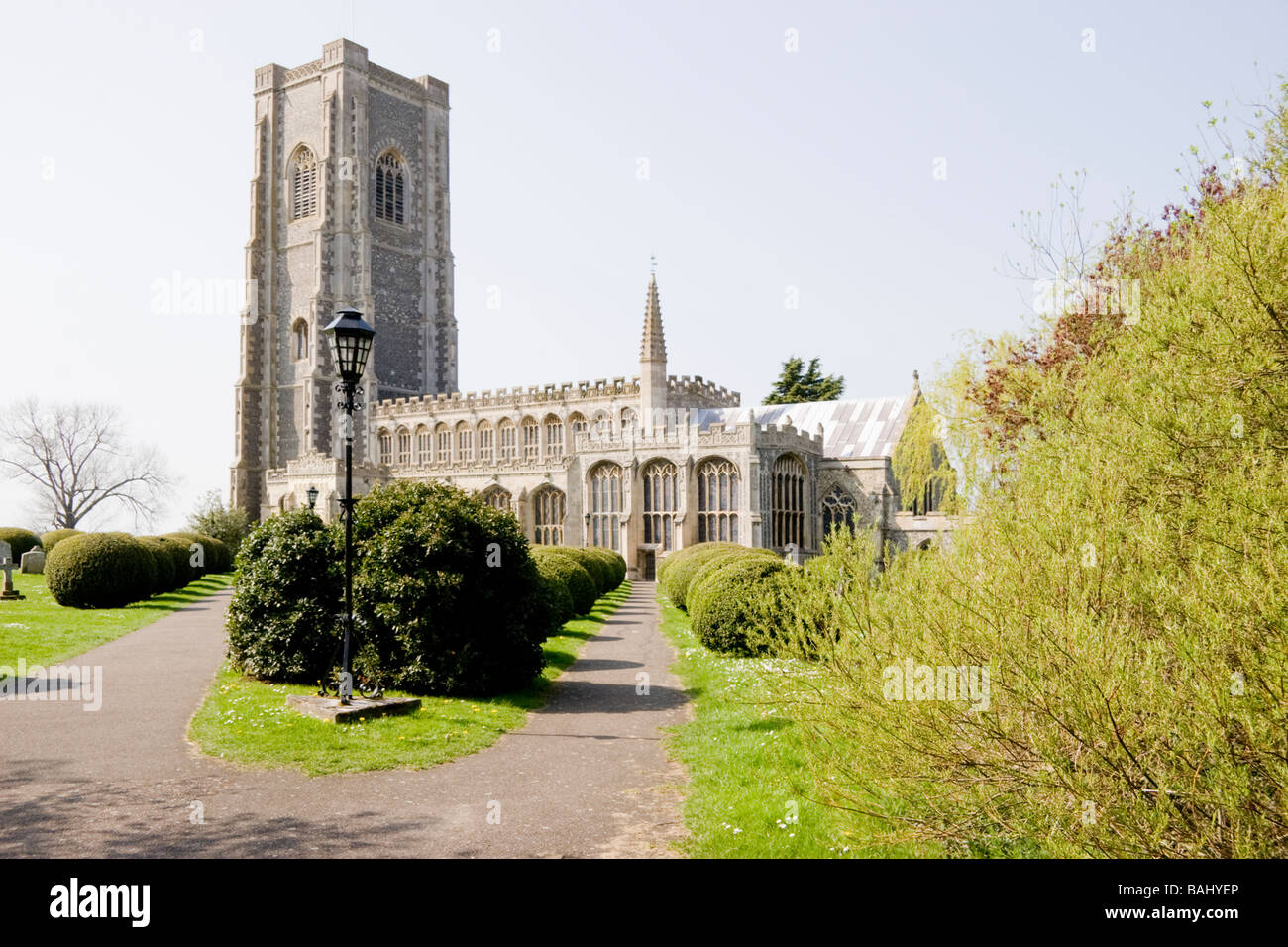 Eglise Saint Pierre et Saint Paul Lavenham Suffolk Angleterre Banque D'Images
