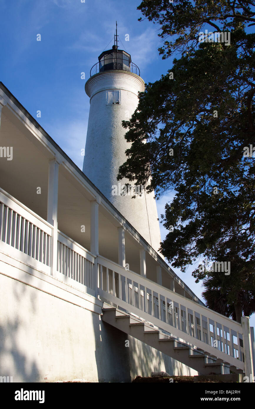 Le phare de St Marc, en Floride Banque D'Images