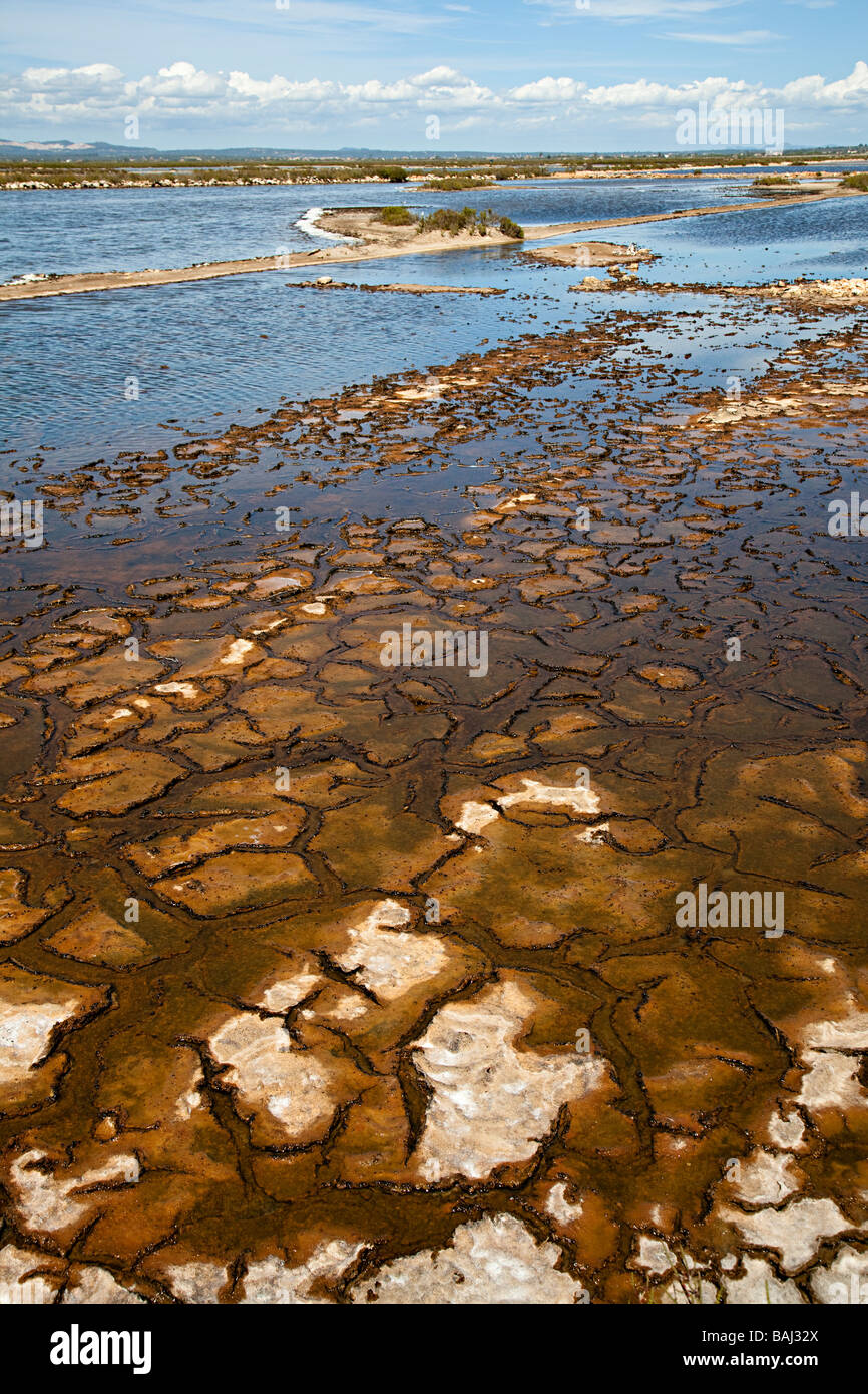 Salines abandonnées à Salines de Llevant Majorque Espagne Banque D'Images