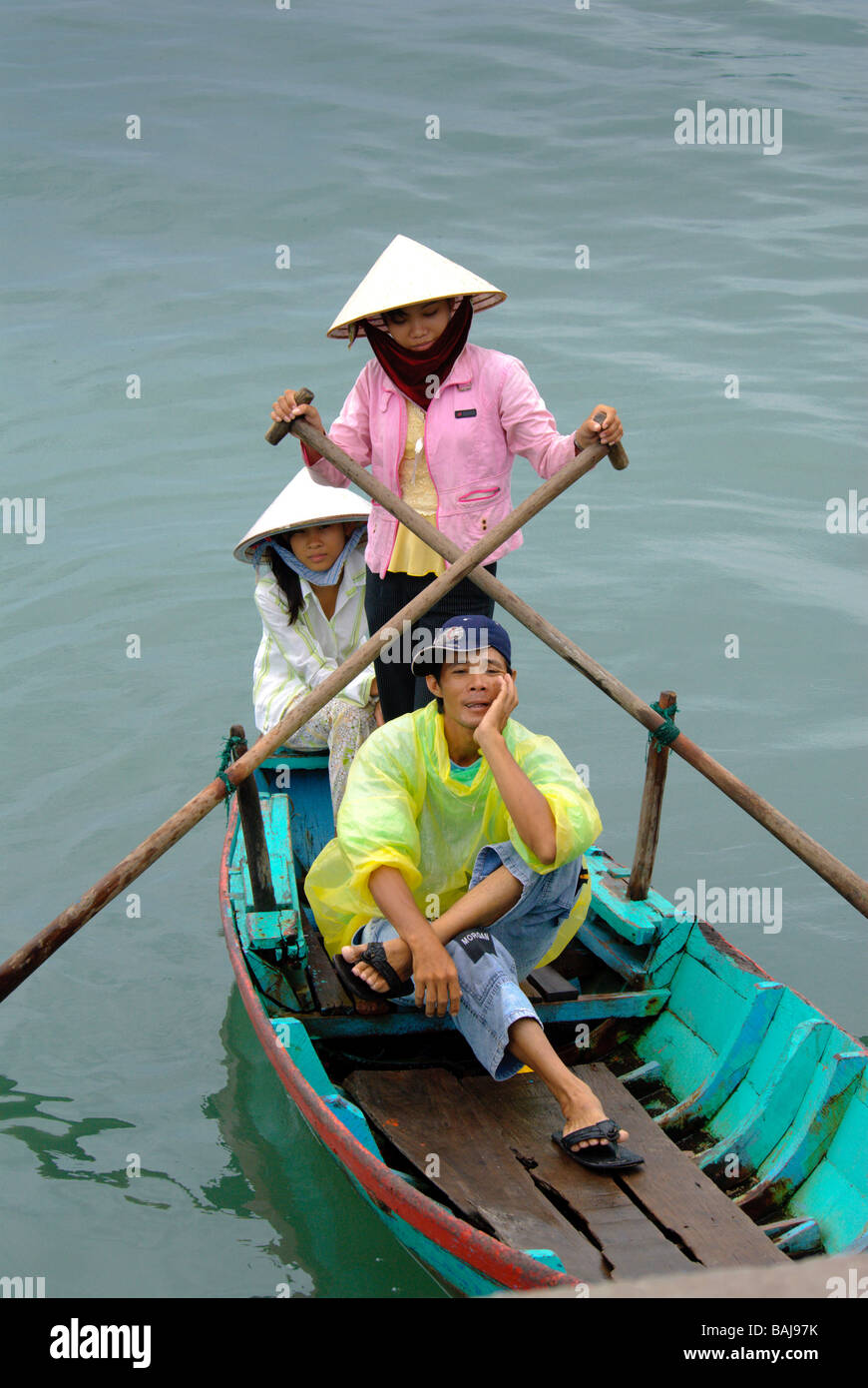 Marché aux poissons de l'île Phu Quoc Banque D'Images