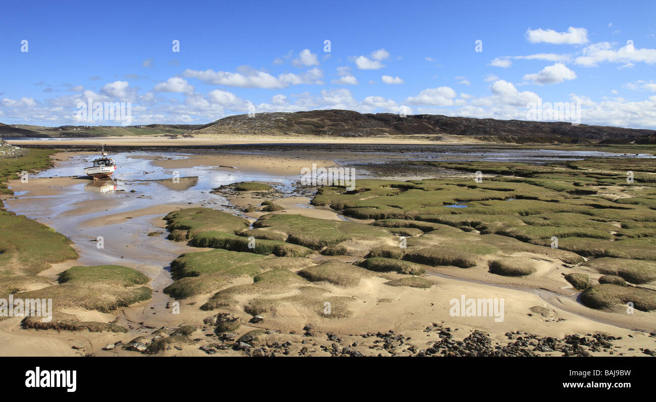 Belle Torrisdale Bay, près de Bettyhill, Sutherland, nord ouest de la région des Highlands, Ecosse Banque D'Images