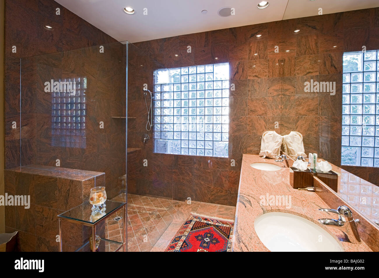 Intérieur salle de bains Banque D'Images