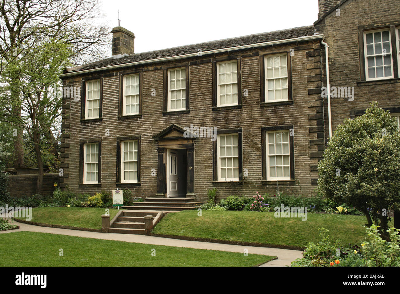 Bronte Parsonage Haworth Yorkshire Home Charlotte Bronte et les soeurs Bronte Banque D'Images