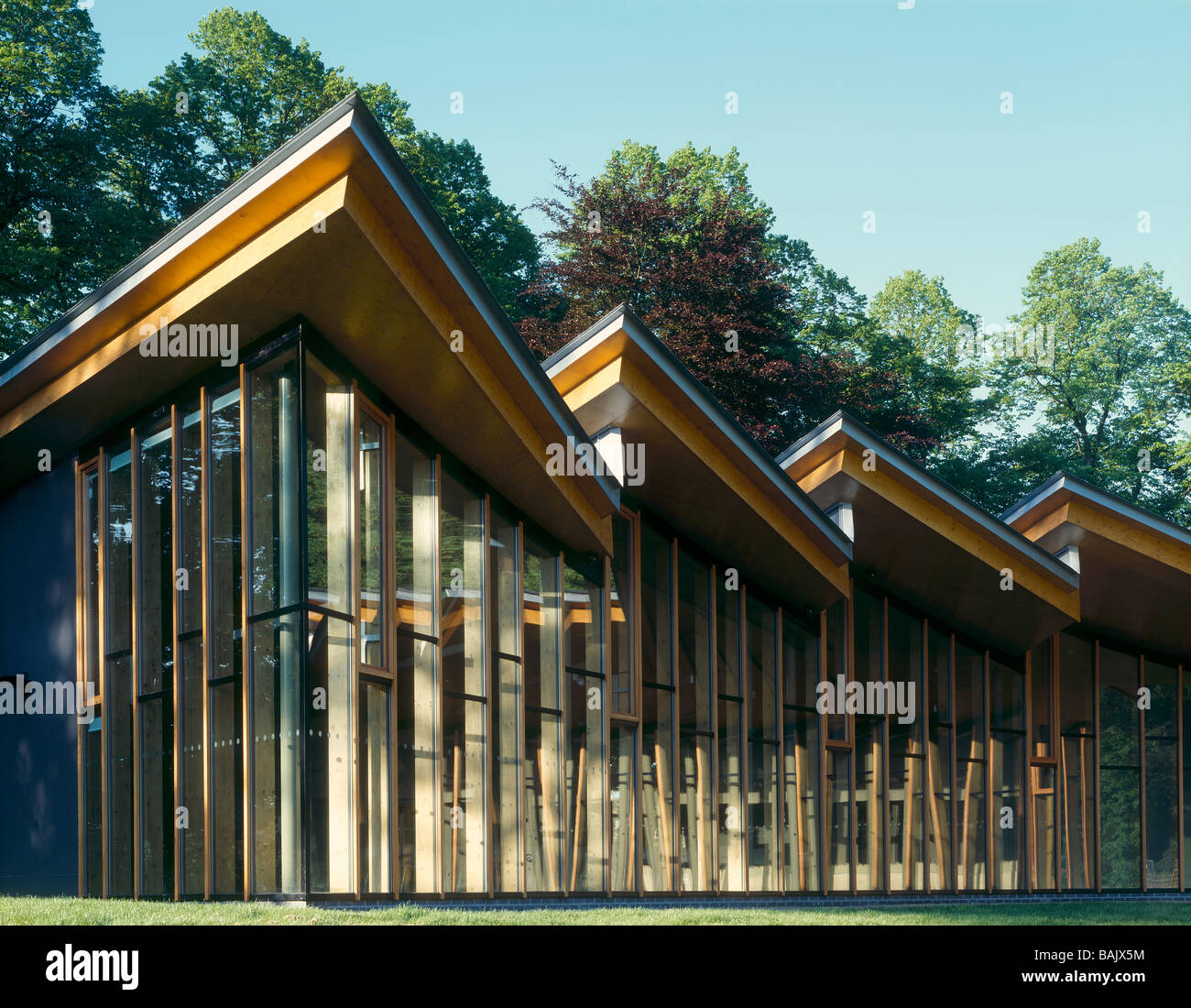 AVENHAM PARK PAVILION, MCCHESNEY ARCHITECTES, Preston, Royaume-Uni Banque D'Images