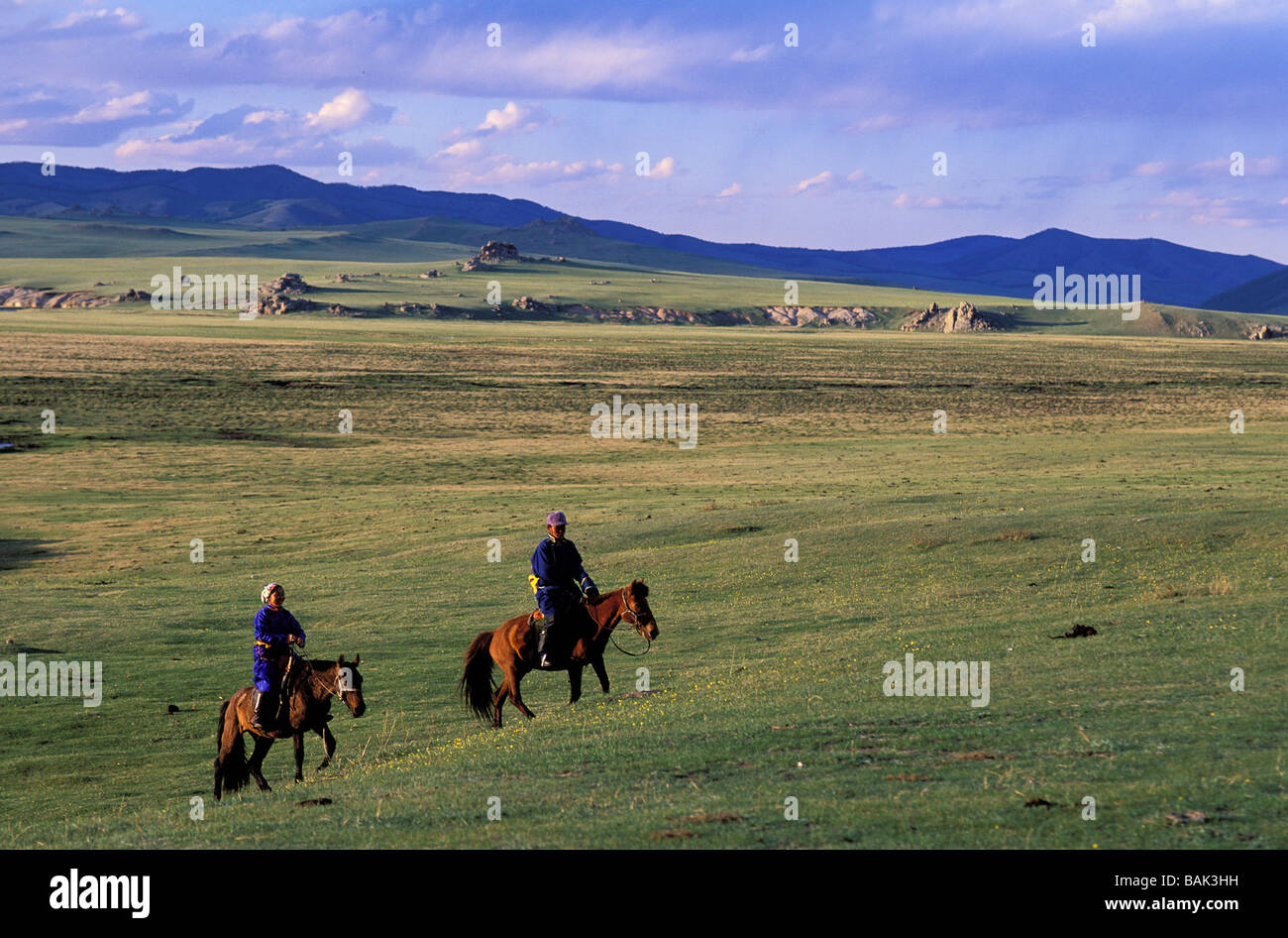 La Mongolie, province Arkhangai Banque D'Images