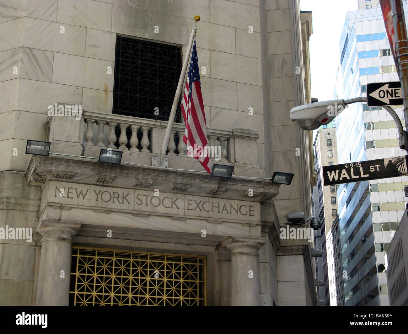 USA NEW YORK New York NEW YORK STOCK EXCHANGE Wall Street Banque D'Images