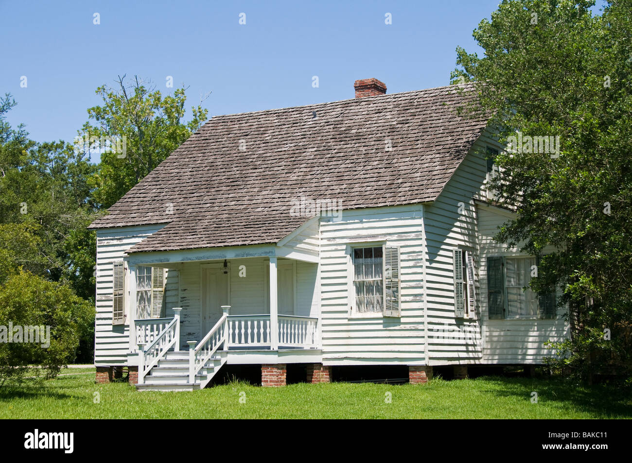 Acadian House, Vermillonville, Lafayette, Louisiane. Banque D'Images