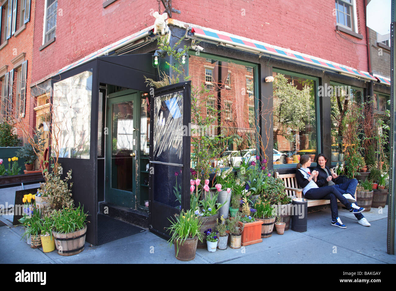 Le restaurant et bar Spotted Pig Greenwich Village New York City Banque D'Images