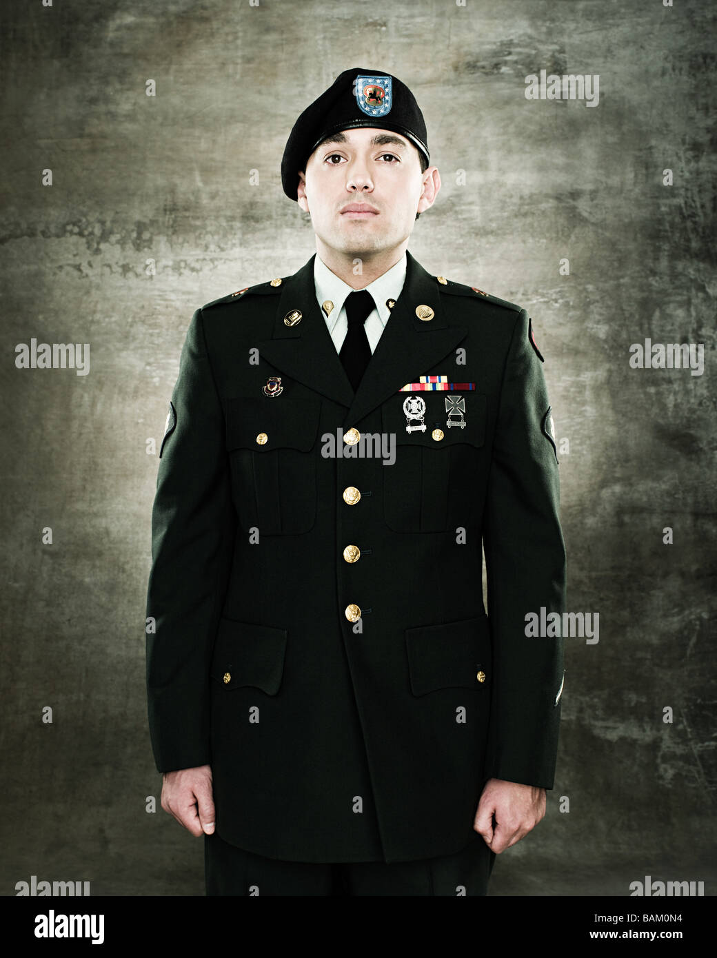 Portrait de soldat Banque D'Images
