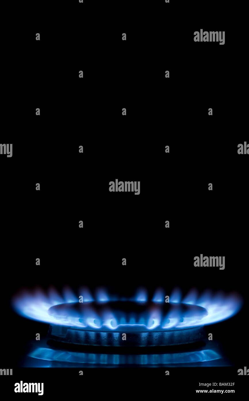 Cuisinière à gaz Banque D'Images