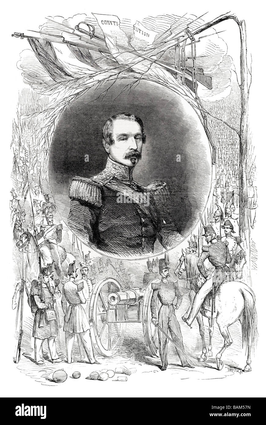 Louis Napoléon Bonaparte le 11 octobre 1804 - Le 17 mars 1831 Louis II de Hollande, Grand-duc de Berg Lodewijk II, roi de Hollande e Banque D'Images