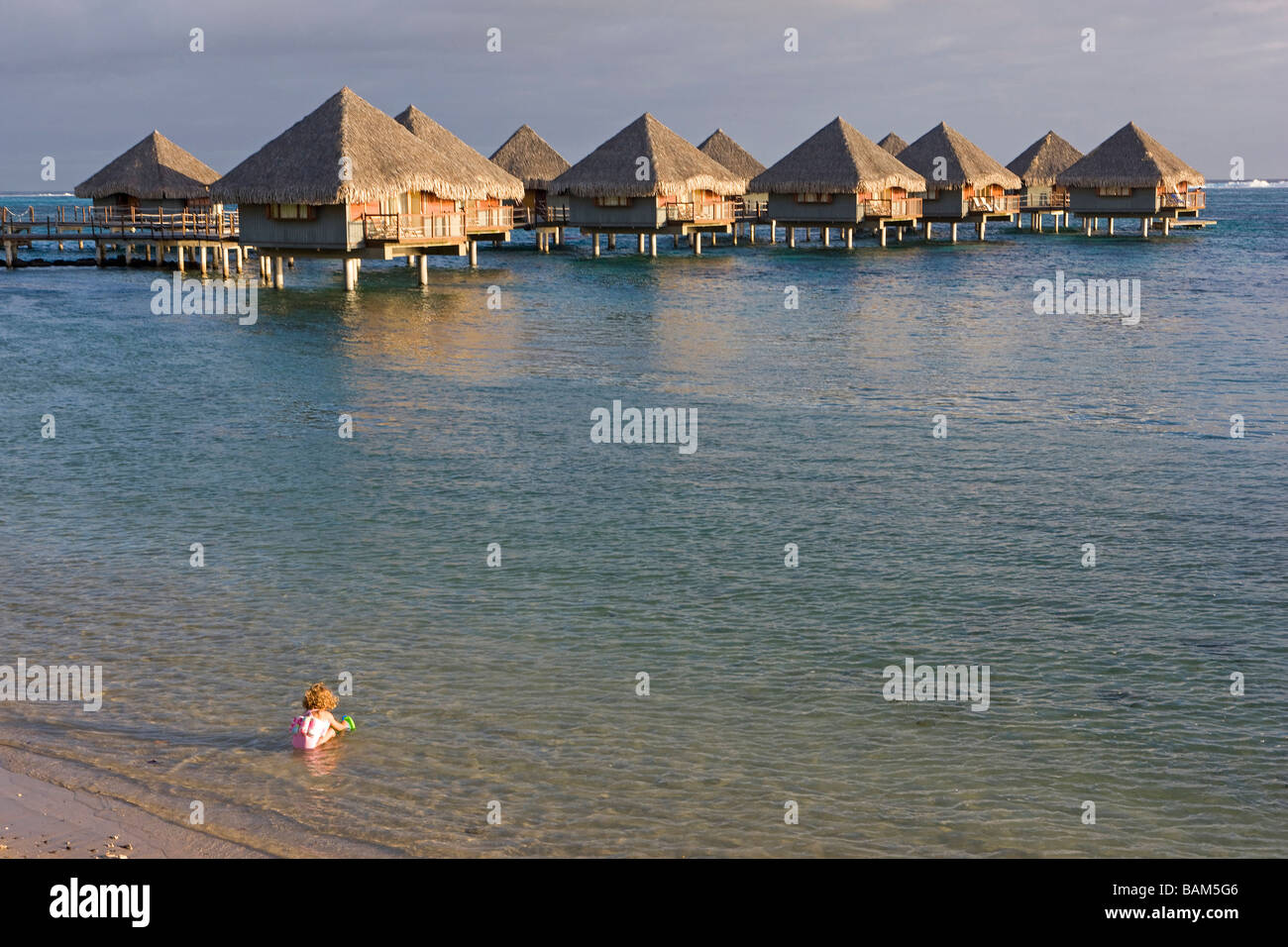 La France, la Polynésie française, archipel de la société, îles du vent, Tahiti, Punaauia, Le Meridien Hotel Banque D'Images