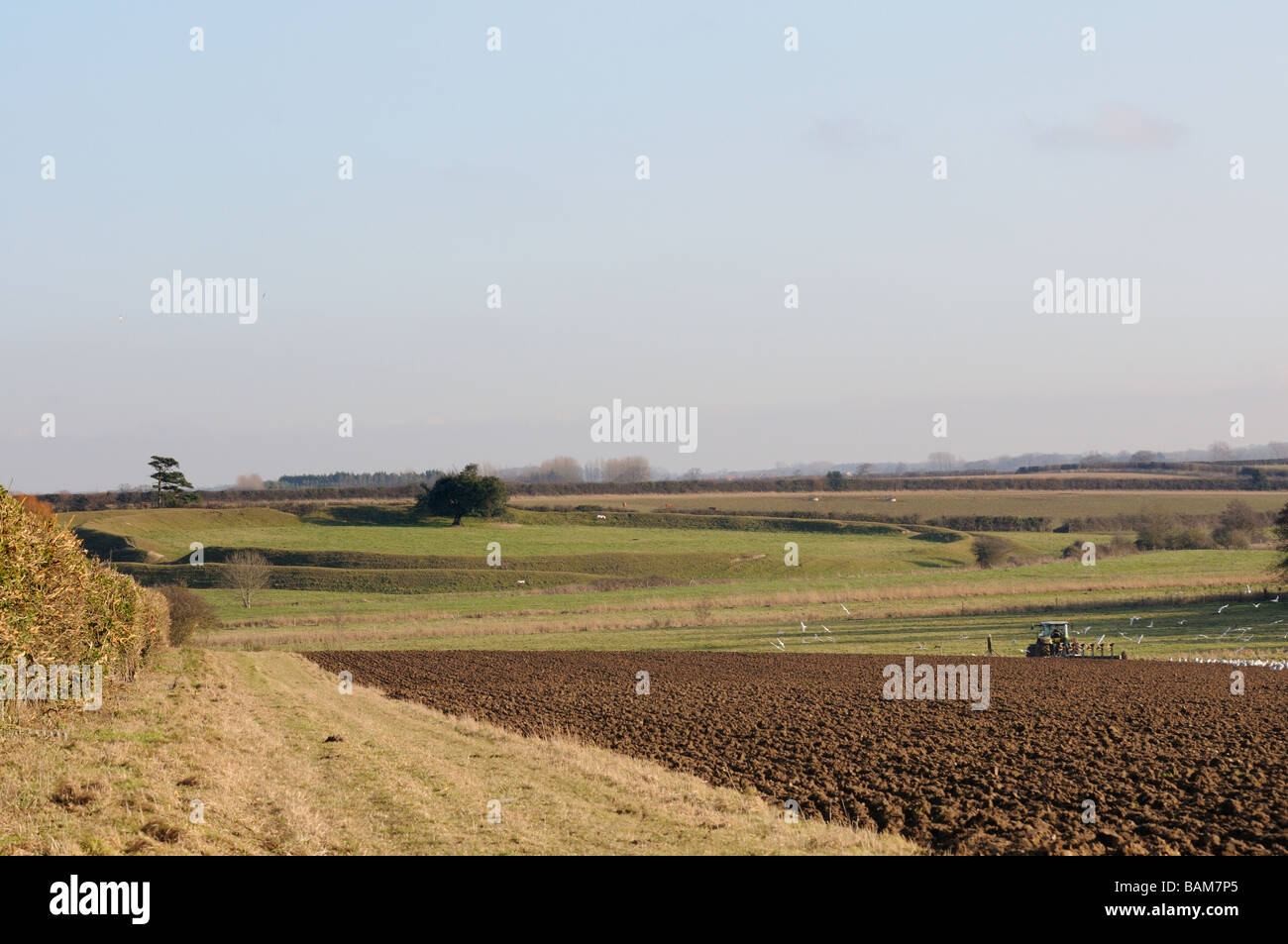 Camp Romain, Warham Norfolk Banque D'Images