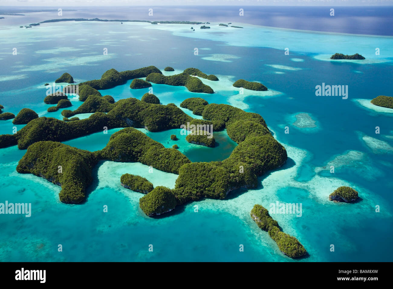 Soixante-dix îles de Micronésie Palau Palau Pacific Banque D'Images