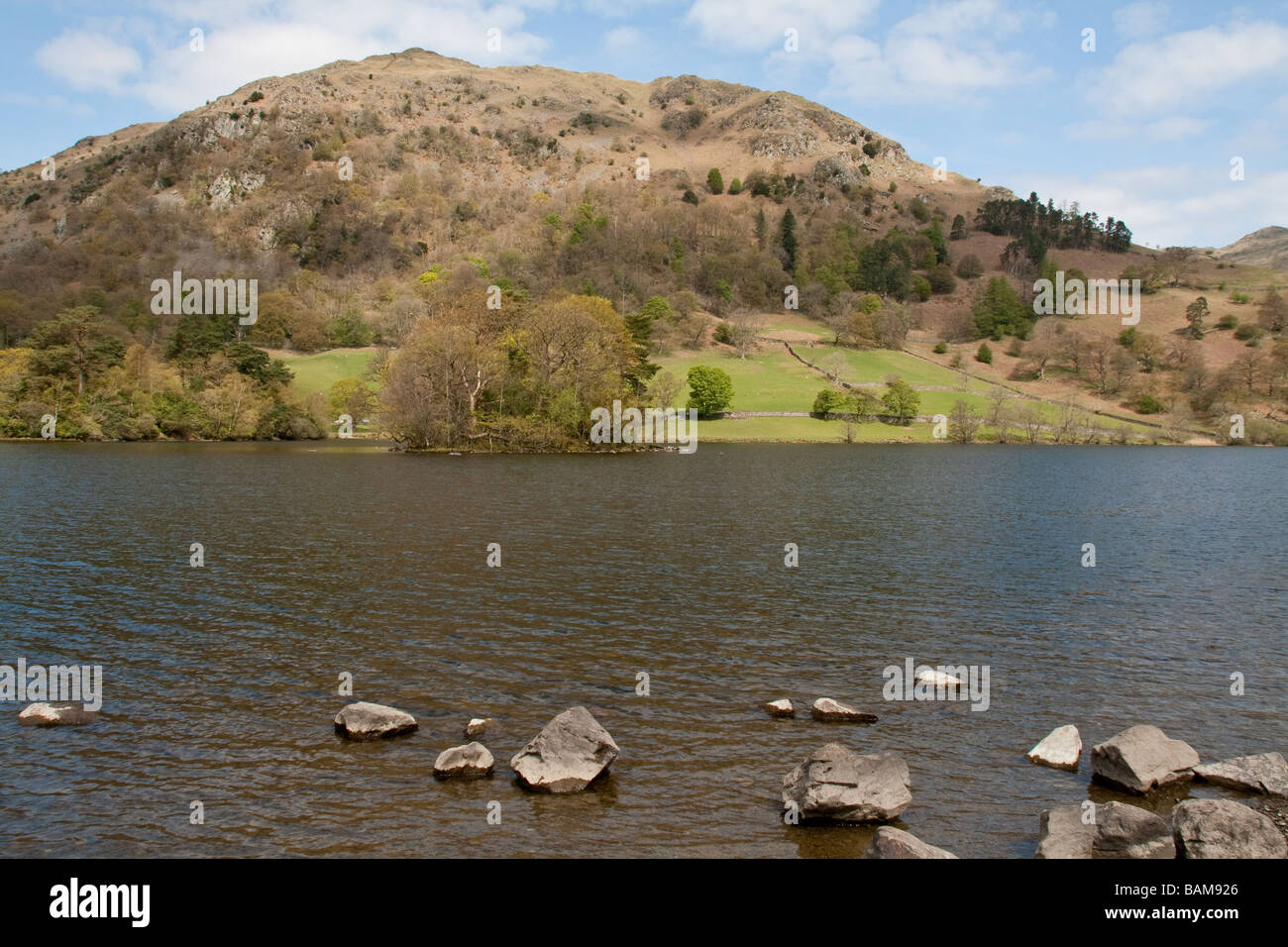 Rydal Water et Nab cicatrice, Lake District, Cumbria Banque D'Images