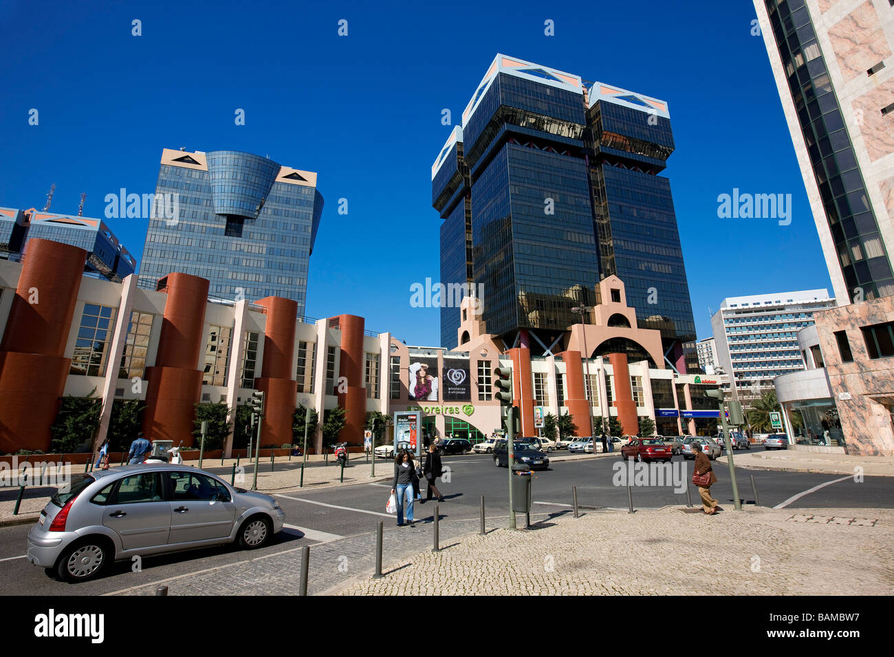 Portugal, Lisbonne, complexo das Amoreiras, centre commercial Banque D'Images