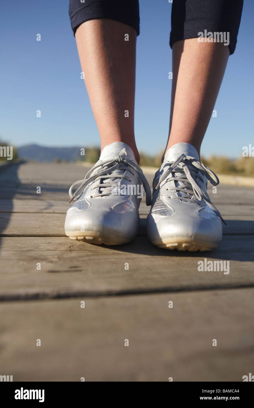 Pieds sur Terre Banque D'Images