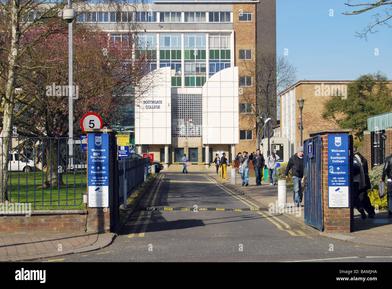 Southgate College Further Education London Enfield Banque D'Images