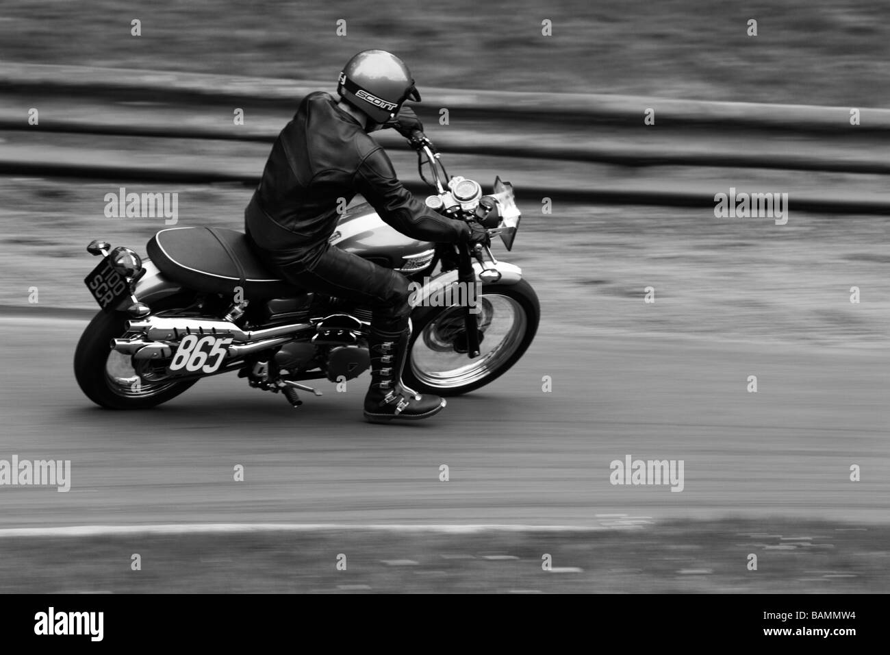 Moto Triumph Banque D'Images
