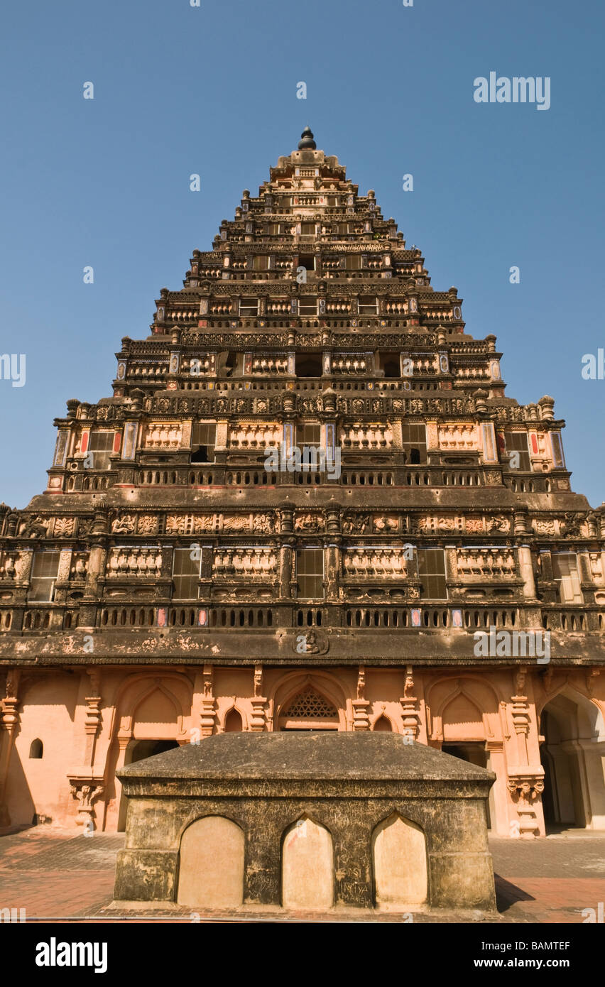 Palais Royal Tower Thanjavur Tamil Nadu Inde Banque D'Images