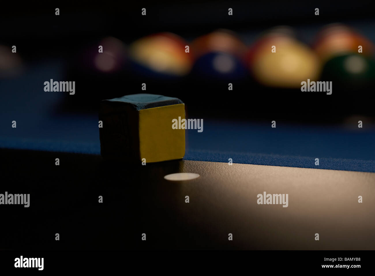 Craie billard billard - concepts Banque D'Images