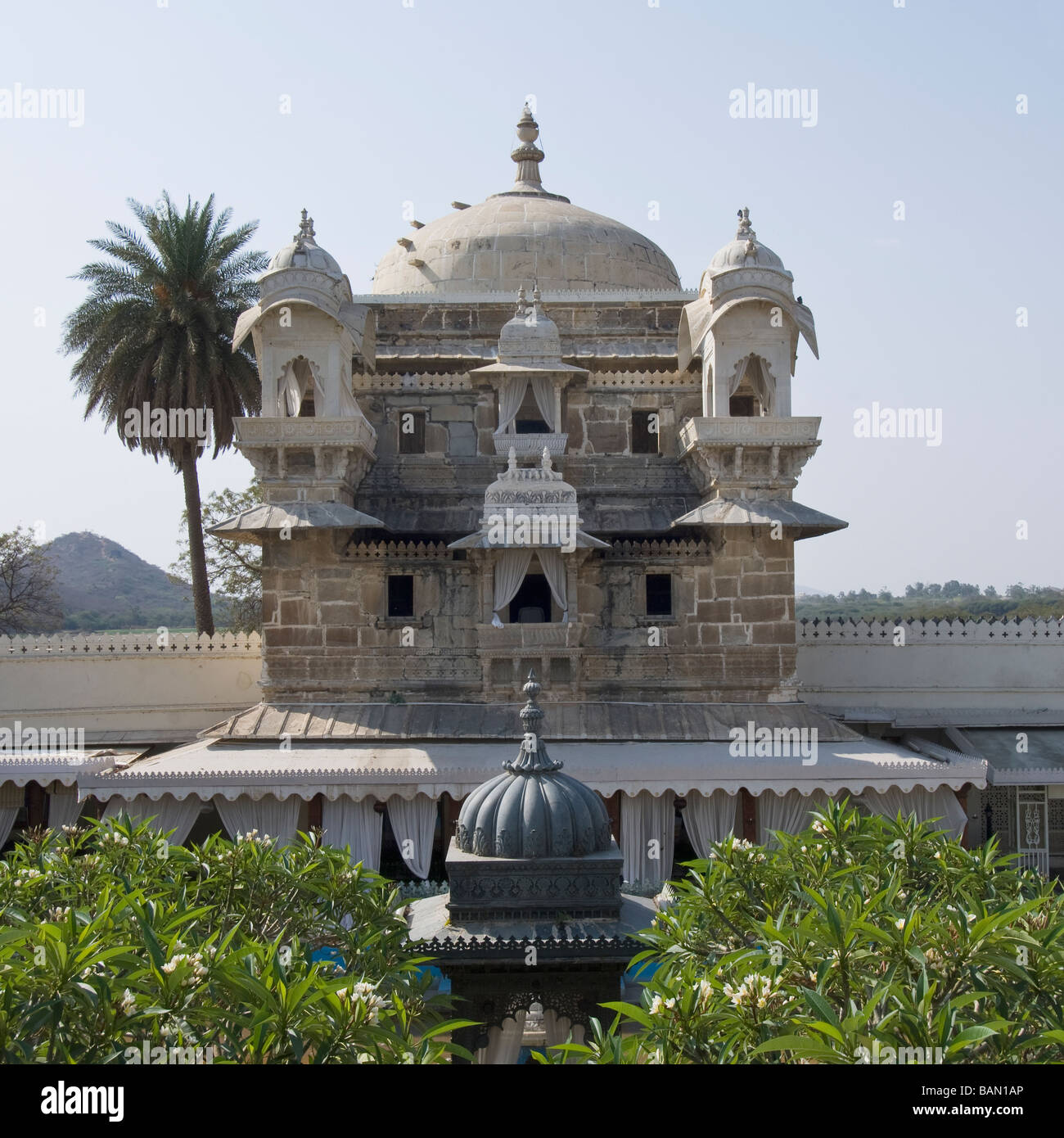 Jag Mandir Palace Udaipur Banque D'Images