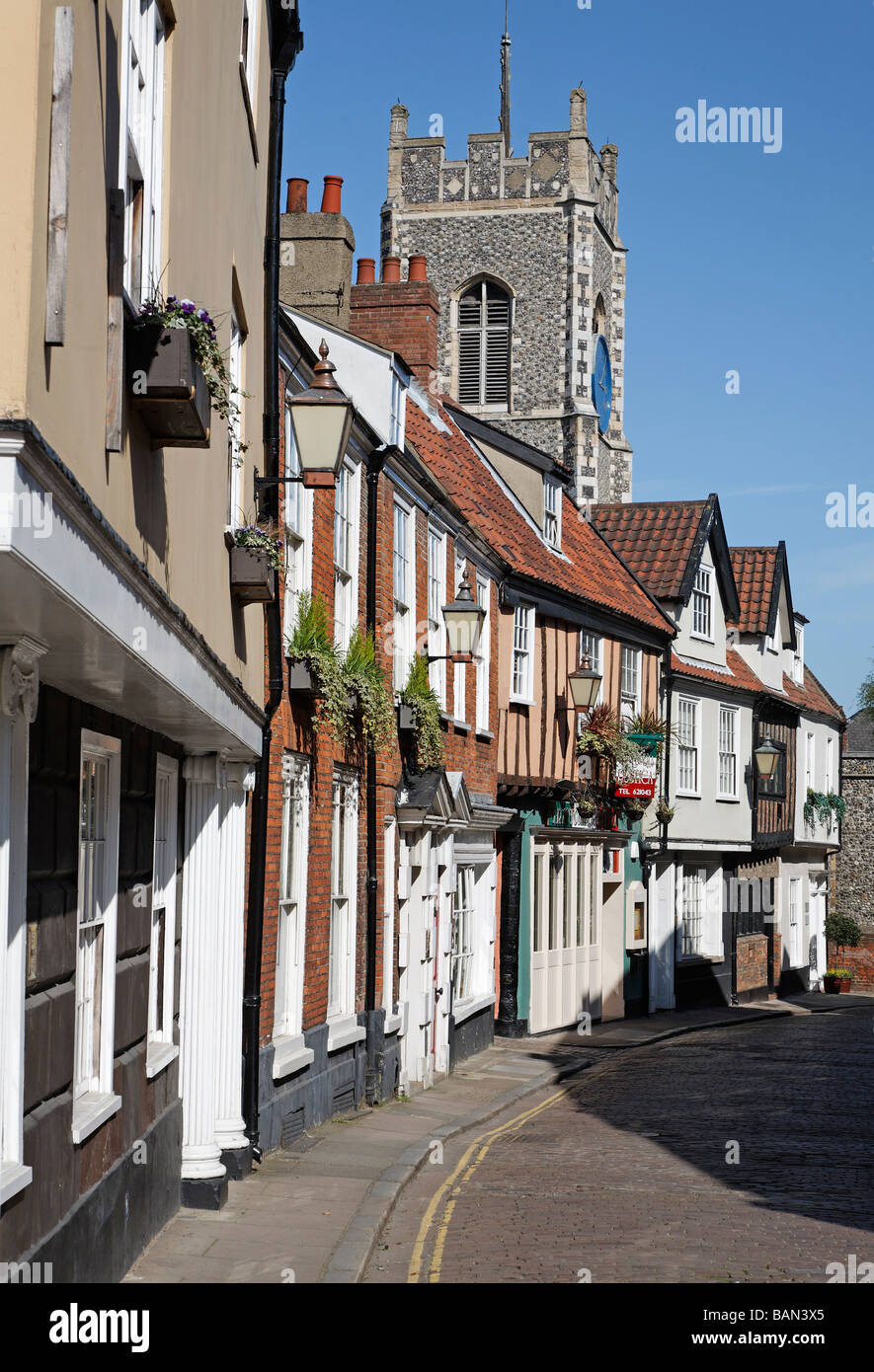 St George's Church, Princes Street, Tombland, Norwich, Norfolk, Angleterre Banque D'Images