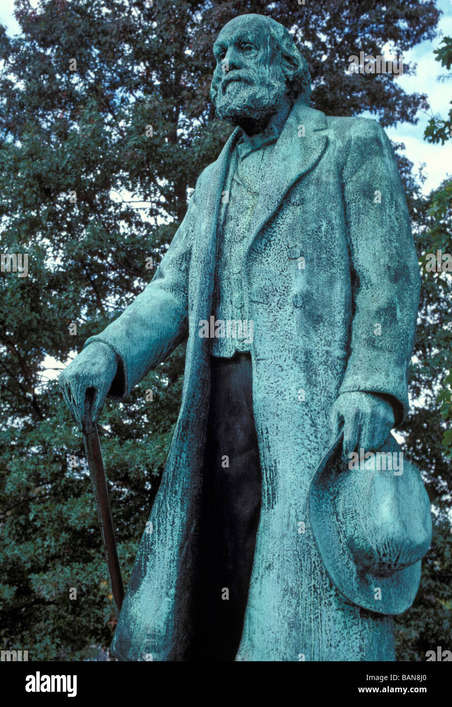 Statue d'Edward Everett Hall à Boston Common Banque D'Images