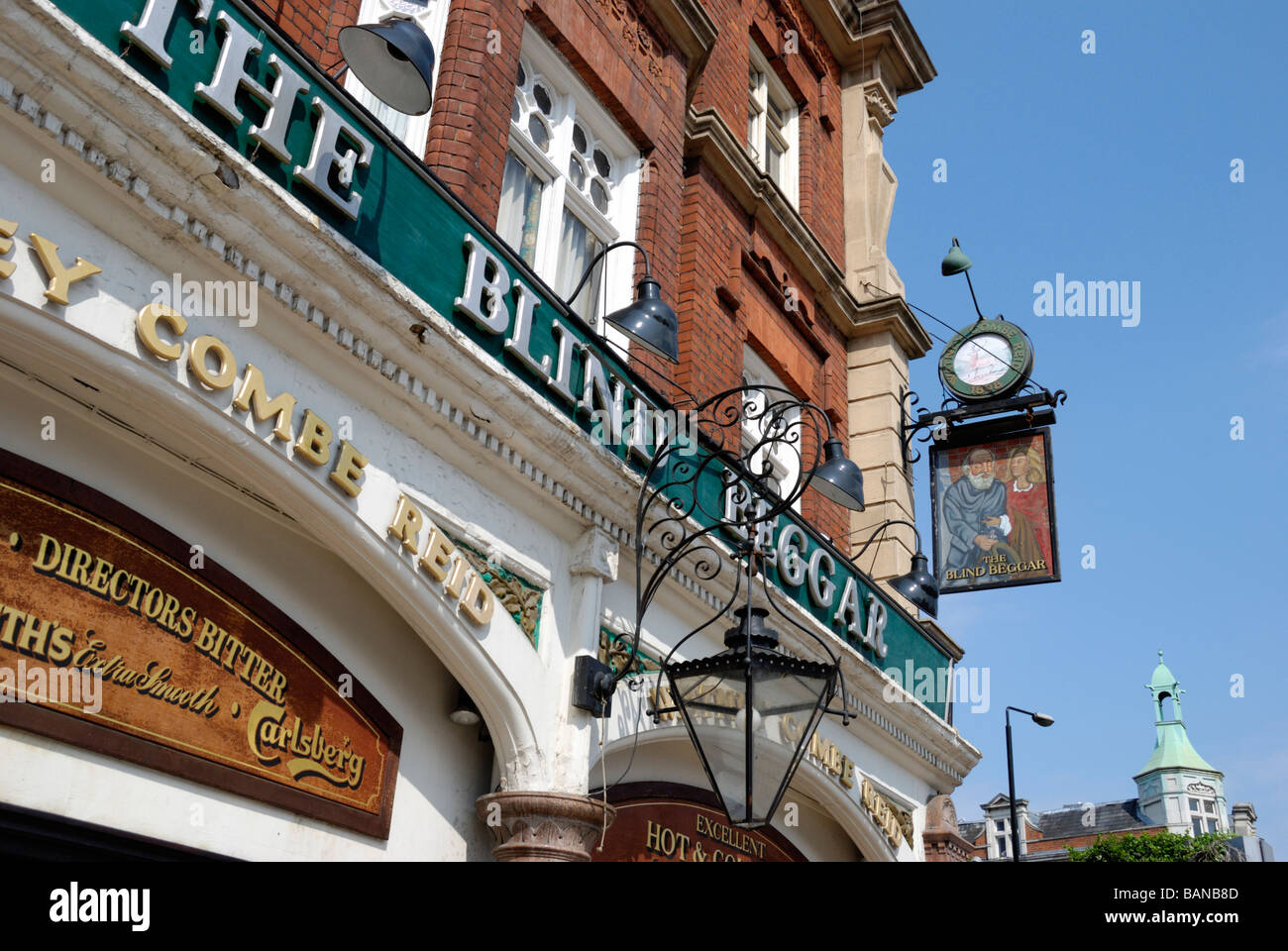 Le mendiant aveugle Pub à Whitechapel Road London Banque D'Images