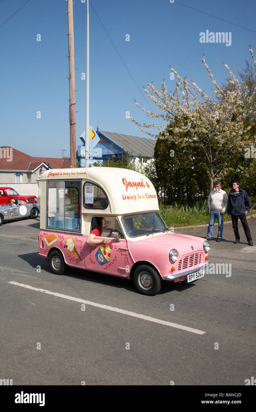 Dairy Ice cream van Banque D'Images