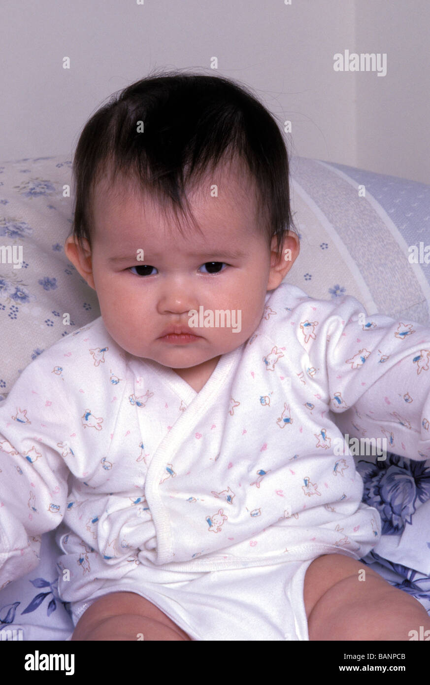 Pas Sept Mois Femelle Bebe Eurasien M Davl Disponible Photo Stock Alamy