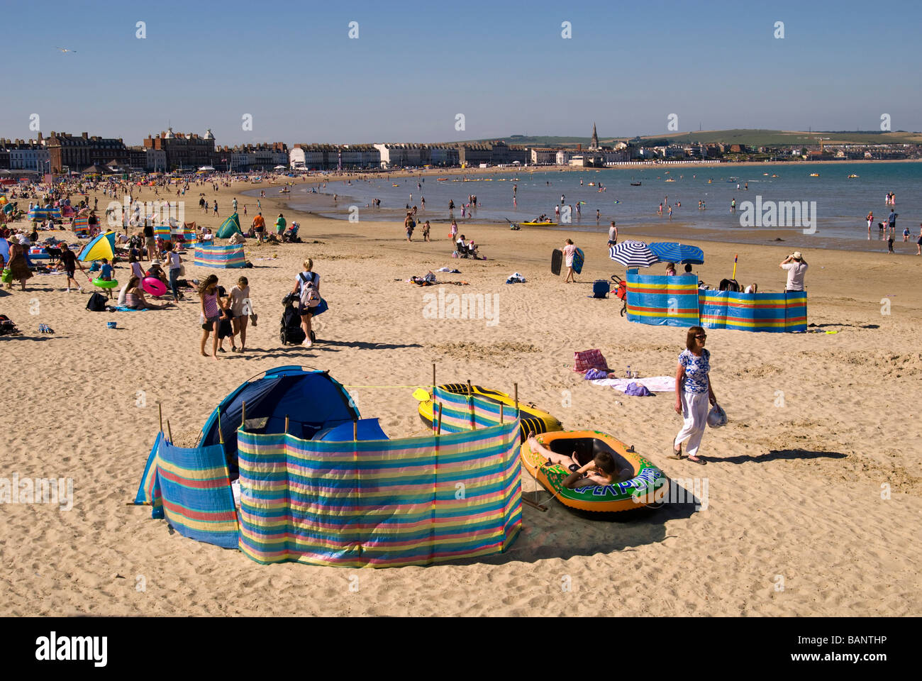 Plage de Weymouth Banque D'Images