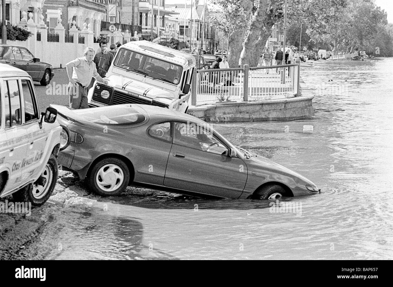 Car les dégâts causés par les inondations Banque D'Images