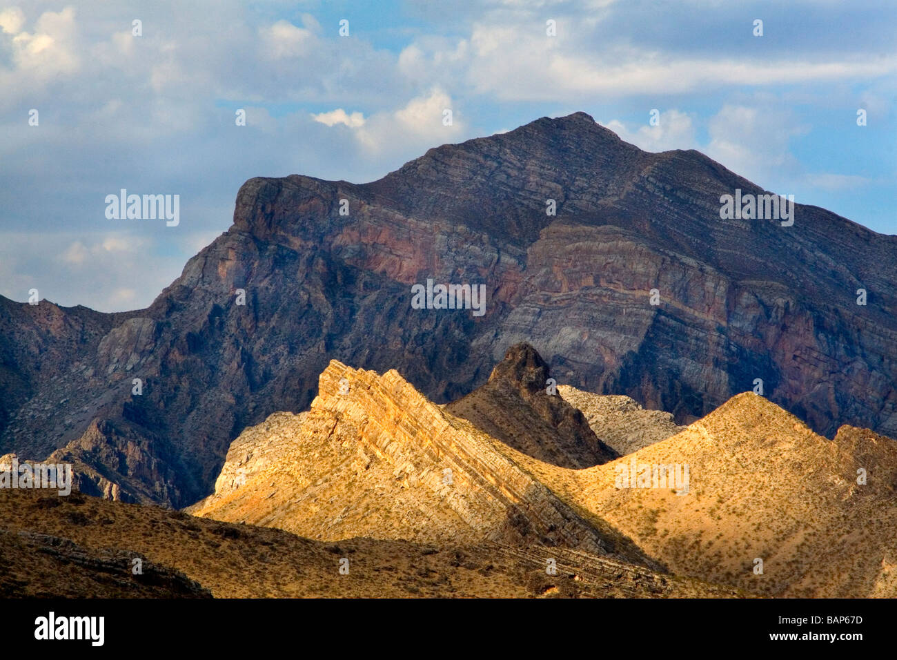 Montagnes Rocheuses, Virgin River Canyon, Nevada Banque D'Images