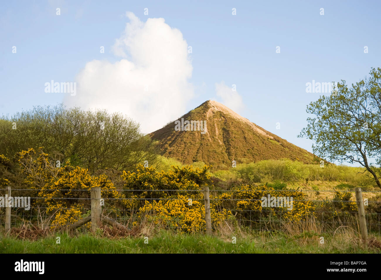 Chine Déchets Argile Burrow, St Dennis, Cornwall Banque D'Images