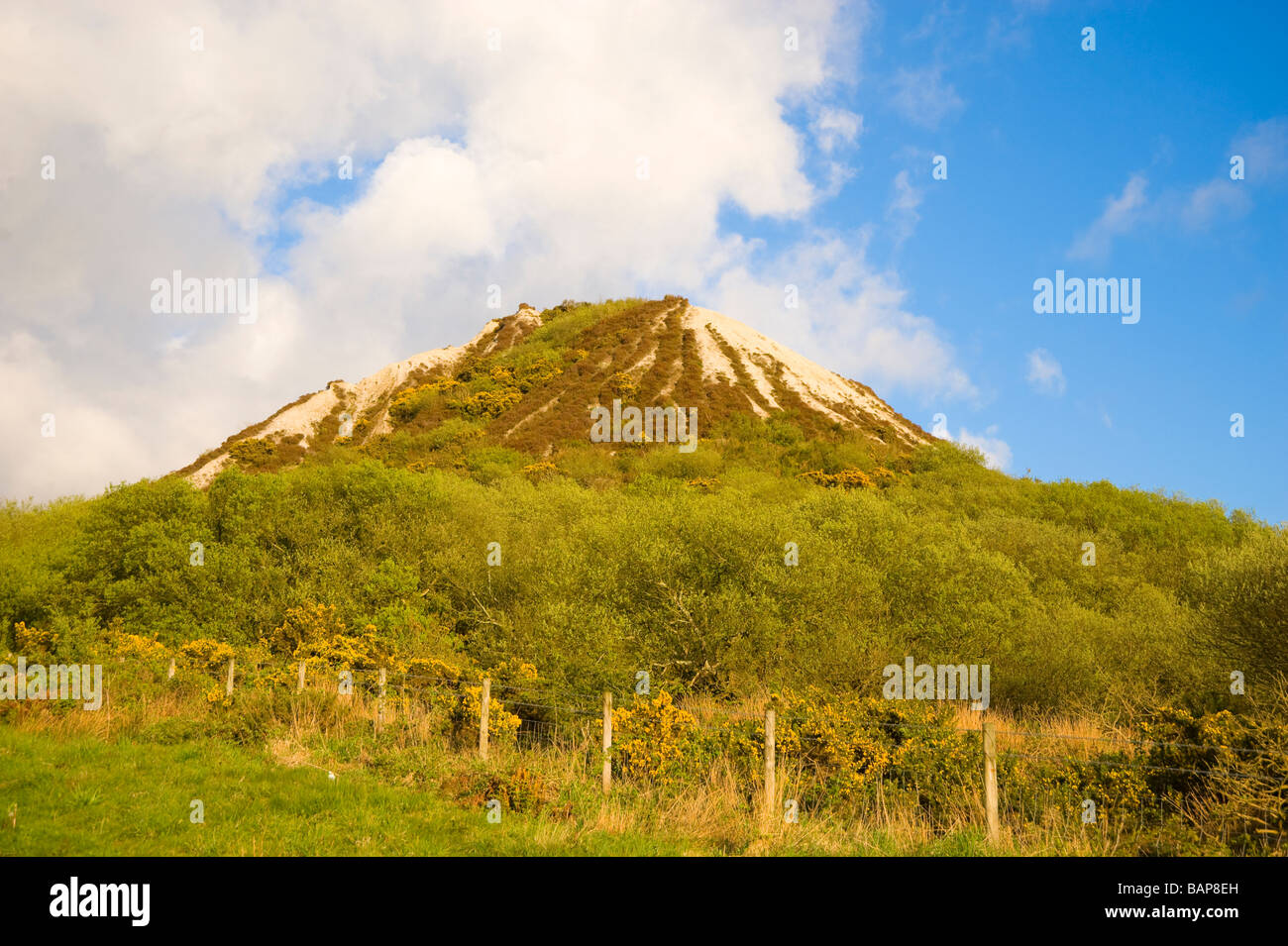 Chine Déchets Argile Burrow, St Dennis, Cornwall Banque D'Images
