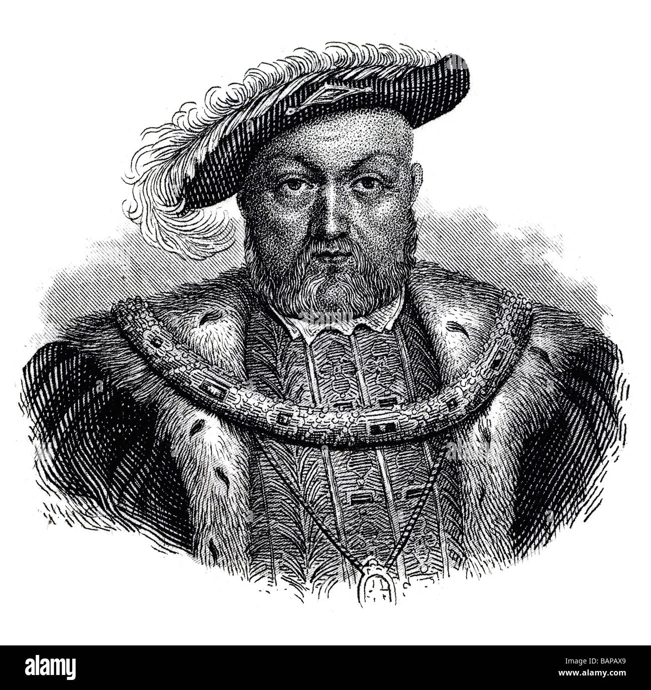 Henry VIII, roi d'Angleterre Banque D'Images